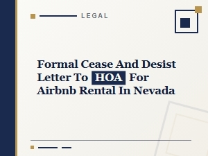 How to Write an Hoa Airbnb Cease and Desist Letter